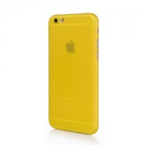 Apple iPhone 6, 6s, 6 Plus, 6s Plus Schutzhülle mit Extra Linsenschutz „Ivory“ – Gelb