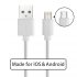 Ladekabel 2 in 1 Ladegerät Kabel Lightning und Micro USB für Apple iPhone und Android