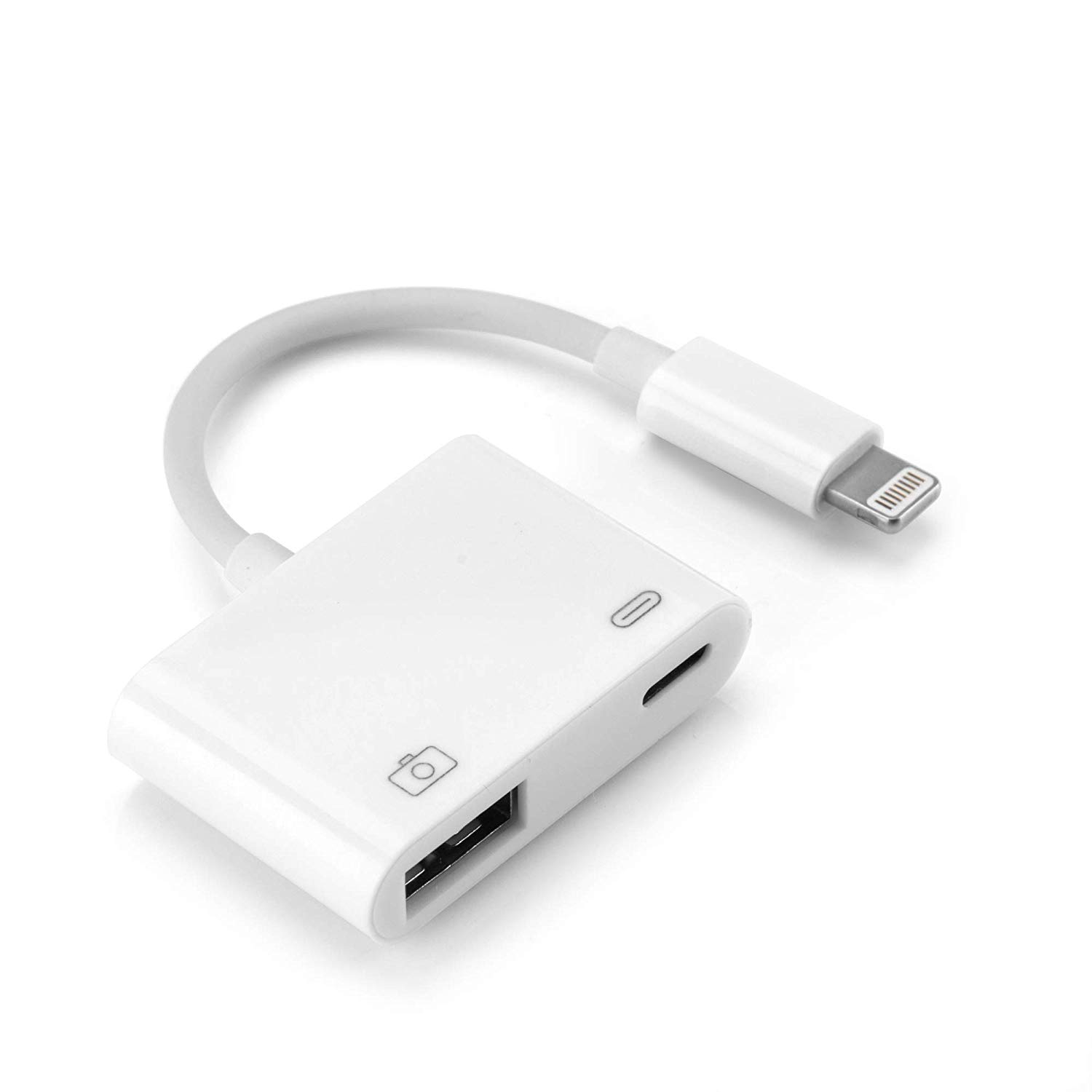 Lightning Camera Adapter mit USB 3.0 Port für Apple iPhone und iPad