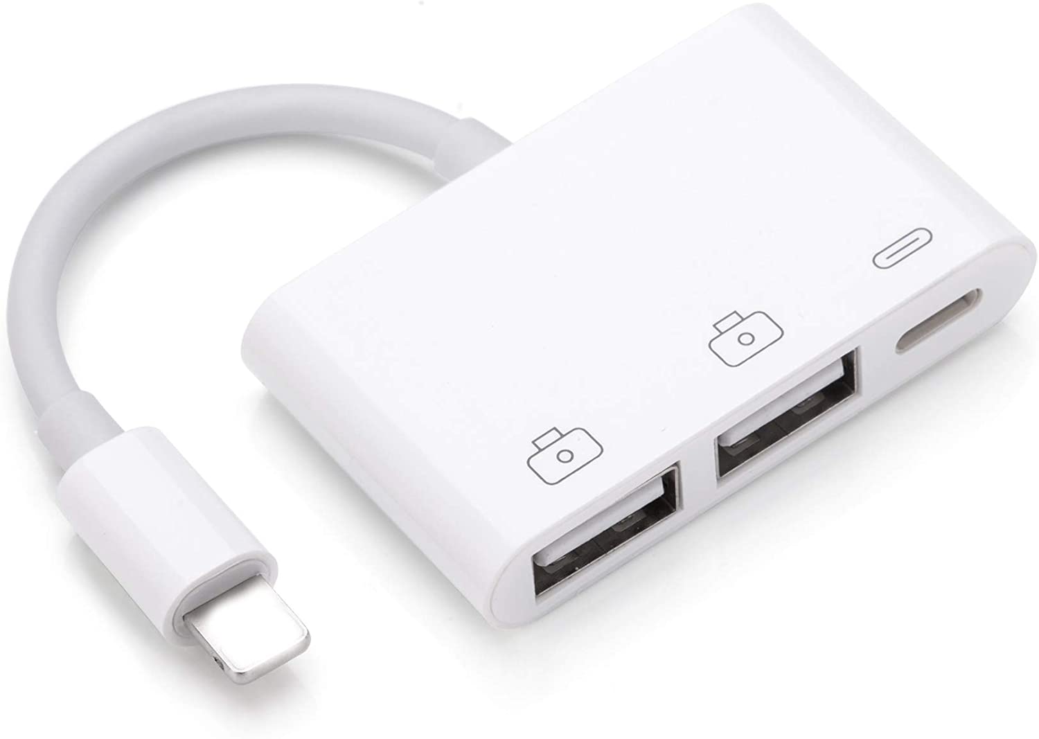 Lightning Camera Adapter mit doppel USB 3.0 Port OTG Adapter für Apple iPhone und iPad